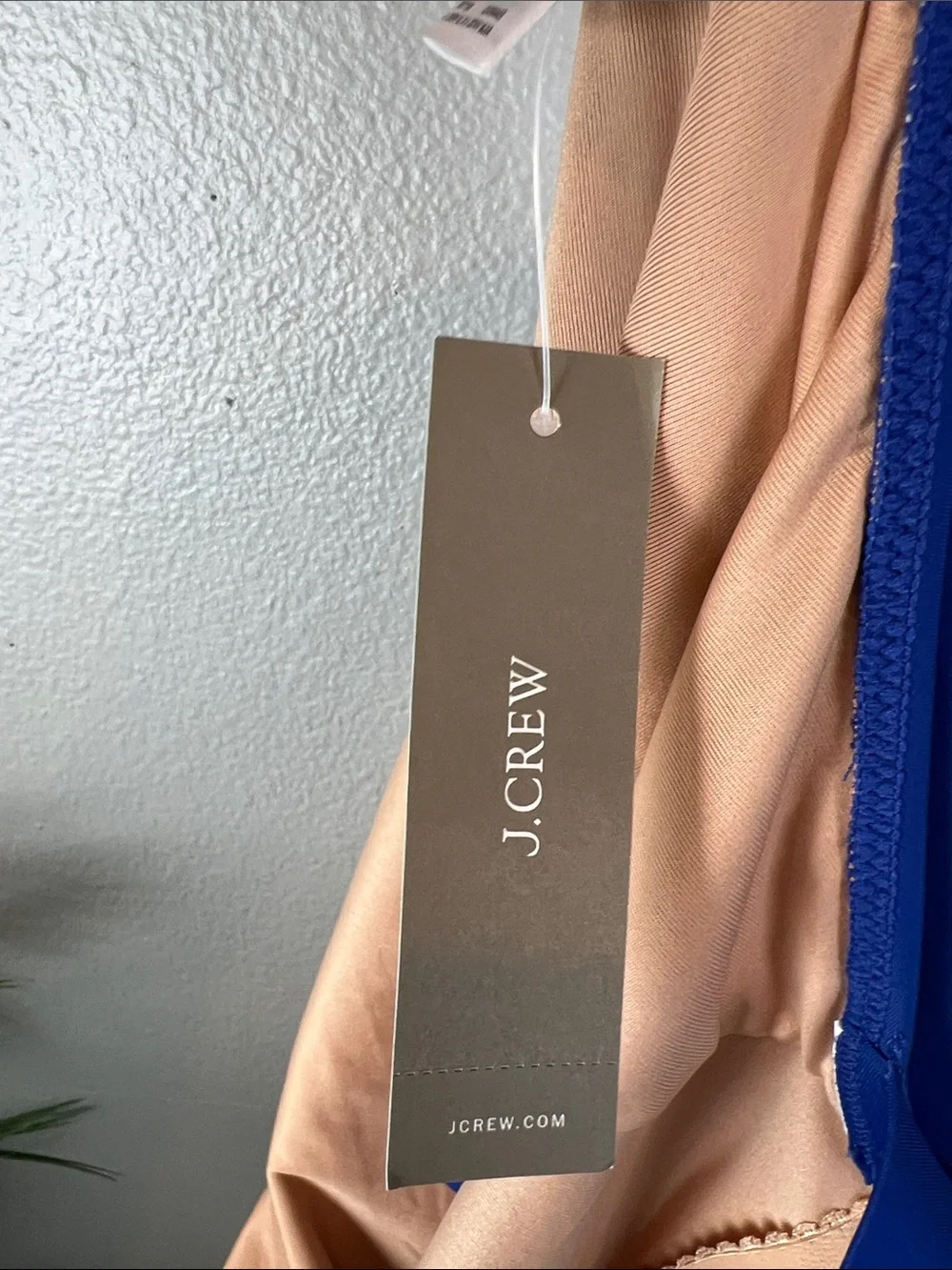 NWT J. Crew Crossback Swimsuit One Piece Blue 12 - Picture 10 of 12